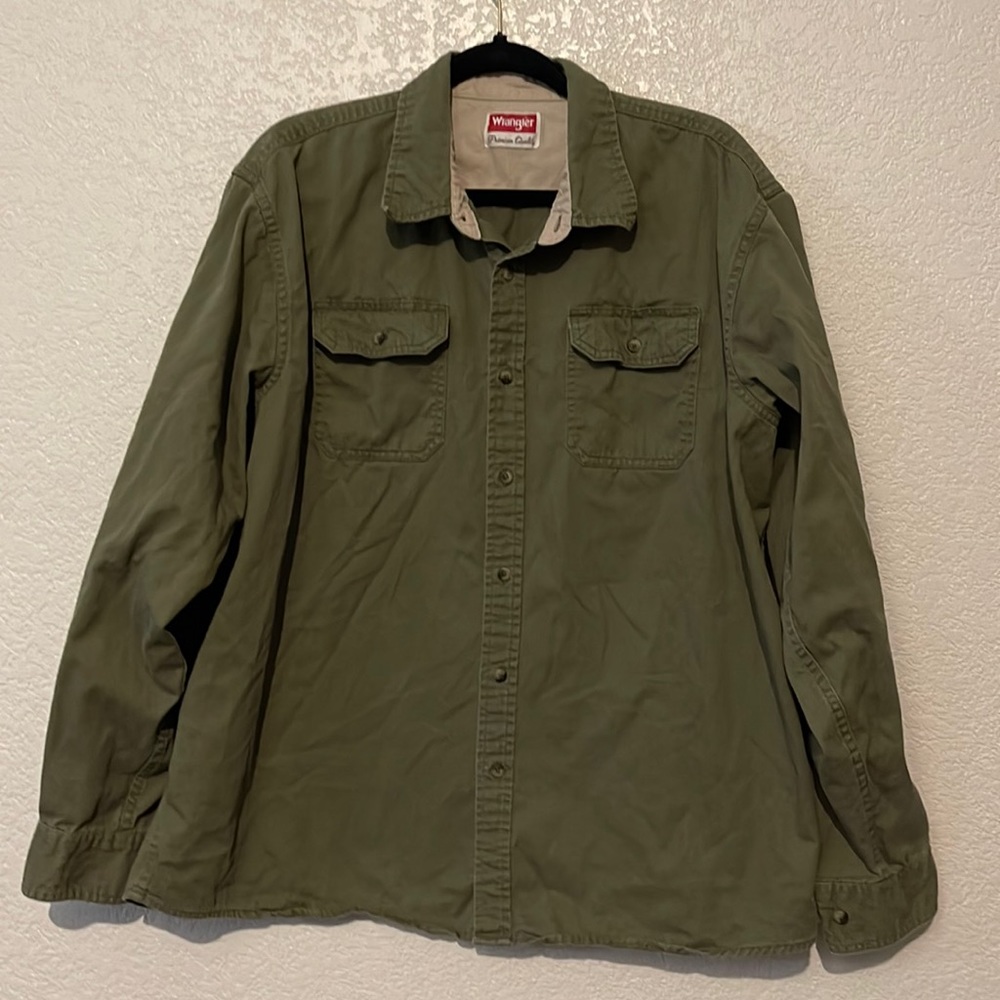 Wrangler Premium Quality Relaxed Fit HFB1CWT Long Sleeve Shirt Men's XL